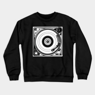 Vinyl Record Crewneck Sweatshirt